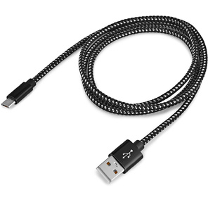 Кабель Buro Braided BHP RET MICUSB-BR USB A (m) micro USB B  (m) 1м черный