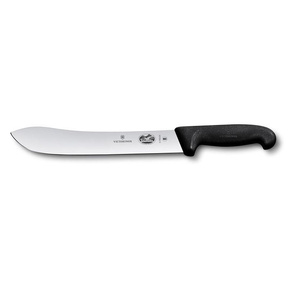 Нож кухонный Victorinox Swibo  (5.7403.25) стальной разделочный лезв.250мм прямая заточка черный