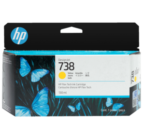 Картридж /  HP 738 130-ml Yellow DesignJet Ink Cartridge