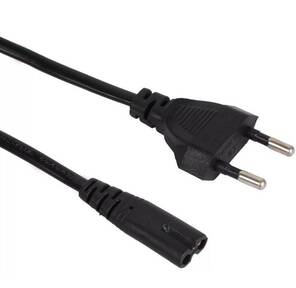 Кабель для аудио-видео техники IEC-320-C7,  2-pin 1, 8m , черный,  iOpen<ACE023-1.8M>