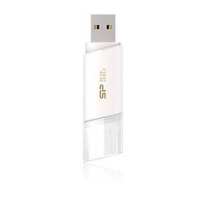 Флэш-диск USB 3.0  8Gb Silicon Power Blaze B06 <SP008GBUF3B06V1W> White