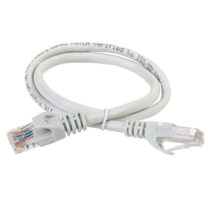 Коммутационный шнур  (патч-корд),  кат.5Е UTP,  LSZH,  3м,  серый