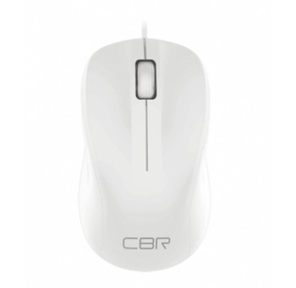 CBR CM 131 White,  Мышь проводная,  оптическая,  USB,  1000 dpi,  3 кнопки и колесо прокрутки,  ABS-пластик,  длина кабеля 2 м,  цвет белый