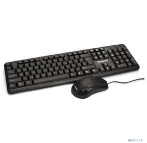 Exegate EX289454RUS Комплект проводной ExeGate Professional Standard Combo MK120 OEM  (влагозащищенная кл.104кл+мышь 1000 3кн., USB,  1, 5 м.)