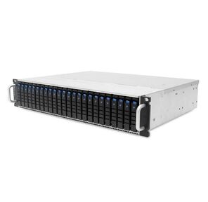 Корпус AIC J2024-06-35X XJ1-20246-01 2U 24x 2.5" hot-swap bays,  hot-swap JBOD with single SAS 12G expander controller,  single BMC,  tool-less HDD tray,  550W 1+1 hot-swap redundant 80+ platinum,  tool-less rail kit 35X series