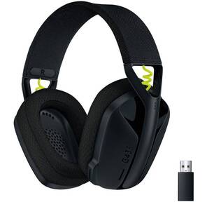 Logitech® Игровая гарнитура,  беспроводная G435 LIGHTSPEED Wireless Gaming Headset,  чёрный.