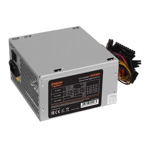 Блок питания 500W Exegate Special UNS500,  ATX,  12cm fan,  24p+4p,  6 / 8p PCI-E,  3*SATA,  2*IDE,  FDD