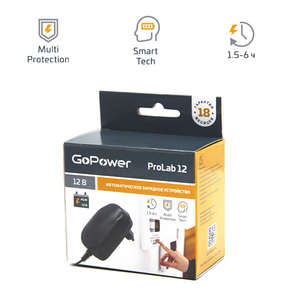 GoPower ProLab 12 З / У для свинцово-кислотных аккумуляторов 12V 1.0A