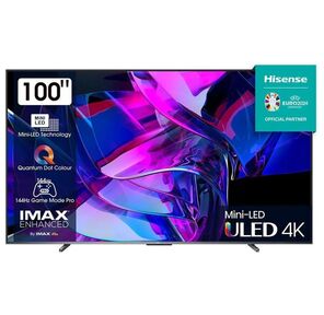Телевизор Mini LED 110'' Hisense /  110",  Ultra HD,  Mini LED,  Smart  (VIDAA U7.0),  144Гц+240Гц HSR,  Game Mode PRO,  FreeSync, ,  Flagship,  4.2.2 82W,  4 HDMI,  2 USB,  Carbon Gray 2024