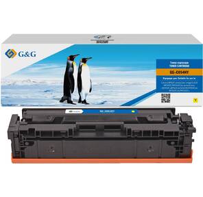 Картридж лазерный G&G GG-C054HY желтый  (5000стр.) для Canon LBP 653Cdw / 654Cx / MF732Cdw / 734Cdw / 735Cx
