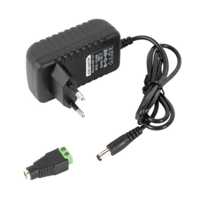 Mollusk-VRK 12 / 1 power supply 12V,  1A. Mains range 110-245V int. fork