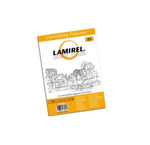 Пленка для ламинирования Fellowes 75мкм A4  (25шт) глянцевая 216x303мм Lamirel  (LA-78800)