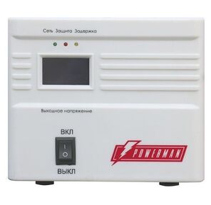 Источник бесперебойного питания PowerMan Стабилизатор напряжения Powerman AVS 1000 A  (6121482) AVS 1000A  (946342)