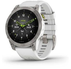 Смарт-часы Garmin Epix  (Gen 2) Sapphire титановый белый 47мм