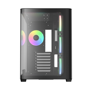 корпус Ocypus Iota C70 BK Curve ARGB Digital,  ATX,  Type-C*1,  USB3.0*2,  REAR 1x120mm ARGB,  MB SIDE 3x120mm ARGB