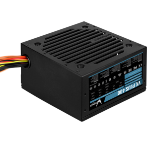 Aerocool 400W Retail VX PLUS 400,  ATX v2.3,  fan 12cm,  1x PCI-E [6-Pin],  2x SATA,  2x MOLEX,  1x FDD