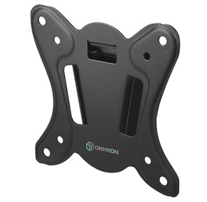 Кронштейн ONKRON /  10-32" макс. 100*100,  наклон 0º,  поворот 0º,  вес до 20кг,  черный