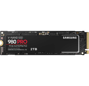Samsung MZ-V8P2T0BW SSD 2TB 980 PRO,  V-NAND 3-bit MLC,  Elpis,  M.2  (2280) PCIe Gen 4.0 x4,  NVMe 1.3c,  R7000 / W5100,   IOPs 1 000 000 / 1 000 000