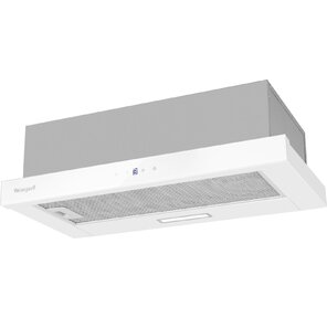 Вытяжка встраиваемая Weissgauff TEL 600 2M Touch белый / стекло управление: сенсорное  (1 мотор)