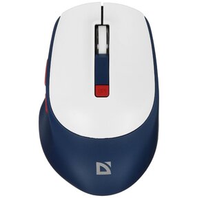 Мышка беспроводная Bluetooth / 2.4G 6кн. 3200dpi бел / син Belsa MB-249 52249 DEFENDER