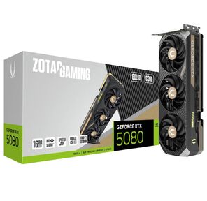 Видеокарта Zotac RTX5080 SOLID CORE OC 16GB GDDR7 256bit 3xDP HDMI PREMIUM PACK