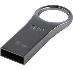 Silicon Power "FIRMA F80" SP016GBUF2F80V1S,  USB flash 16384mb серебр.  (USB2.0)