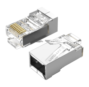 Коннектор Vention RJ45  (8p8c),  FTP,  cat. 6,  под витую пару,  экранированный  (50шт.)