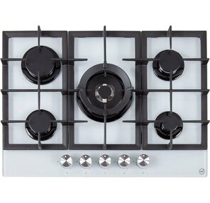 Газовая варочная поверхность MBS PG-801WH стекло белое