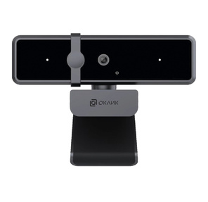 Камера Web Оклик OK-C35 черный 4Mpix  (2560x1440) USB2.0 с микрофоном
