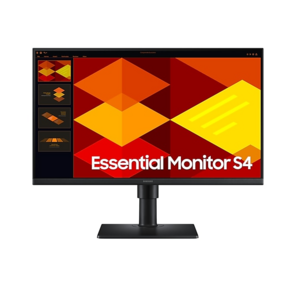 Монитор Samsung 24" Essential S4 S40GD S24D400GAI IPS LED 16:9 1920x1080x100Hz 5ms 250cd 1000:1 178 / 178 2*HDMI DP USB2.0 x2 HAS Tilt Pivot Swivel VESA Black