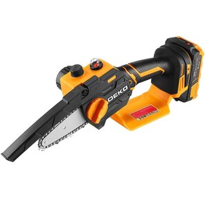 Электрическая цепная пила Deko DKCHS 20-4 20Вт дл.шины:4" (10cm) 2Ач ЗУ  (063-4480)