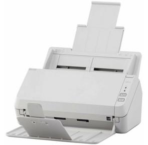 Ricoh scanner SP-1120N  (Офисный сканер,  20 стр / мин,  40 изобр / мин,  А4,  двустороннее устройство АПД,  USB 3.2,  Gigabit Ethernet,  светодиодная подсветка) (Замена Fujitsu PA03708-B001 SP-1120)