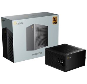 Блок питания 750W Ocypus Delta P750  (ATX,  80+ Bronze,  APFC,  20+4 pin,  120mm fan,  PCI-E 6+2Px3,  8xSATA)  (Delta-P750-B1FDBK024X-EU)