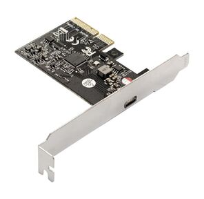 Exegate EX293839RUS Контроллер  EXE-321  (PCI-E x4 v3.0,  20Gbps  (USB3.2 GEN2x2) Type-C ext.,  ASMedia Chipset ASM3242)