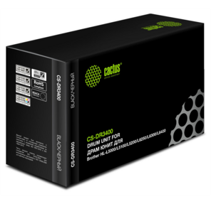 Блок фотобарабана Cactus CS-DR3400 черный ч / б:30000стр. для HL-L5000 / L5100 / L5200 / L6250 / L6300 / L6400,  DCP-L5500 Brother