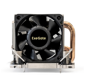 Exegate EX293442RUS Кулер ExeGate ESNK-P0078AP4.PWM.2U.4189.Cu  (Al+Cu,  2U,  5 тепл. трубок,  LGA 4189,  TDP 300W,  Fan 80mm,  PWM,  2100-8000RPM,  2 ball bearing,  4pin,  54, 3db,  400г,  на защелках,  с термопаст