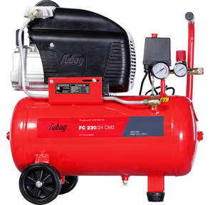 Компрессор поршневой Fubag FС 230 / 24 CM2 масляный 230л / мин 24л 1500Вт красный / черный