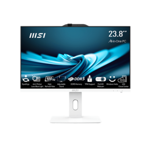 Моноблок MSI Pro AP242P 14M-676XRU 23.8" Full HD i3 14100  (3.5) 16Gb SSD512Gb UHDG 730 без ОС GbitEth WiFi BT 120W клавиатура мышь Cam белый 1920x1080