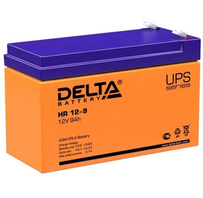Батарея Delta HR 12-9 Battary replacement APC RBC17, RBC24, RBC110, RBC115, RBC116, RBC124, RBC133 12В,  9Ач,  151мм / 65мм / 100мм