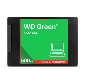 Твердотельный диск 500GB WD Green,  2.5",  SATA III,  [R / W - 545 / 510 MB / s] 3D-NAND