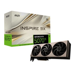 Видеокарта MSI GeForce RTX 5070 Ti 16G INSPIRE 3X OC