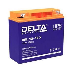 Delta HRL 12-18 X  (17.8 А\ч,  12В) свинцово- кислотный  аккумулятор