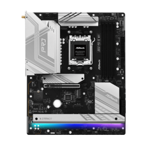 Материнская плата ASROCK B850 PRO RS WIFI,  AM5,  B850,  4*DDR5,  4*SATA,  4*M.2,  6*USB 2.0,  4*USB 3.2,  2*Type-C,  2*PCIx16,  1*M.2  (Key E),  HDMI,  ATX