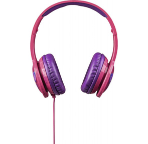 Наушники мониторы Hama Blink`n Kids 1.2м розовый проводные  (оголовье)
