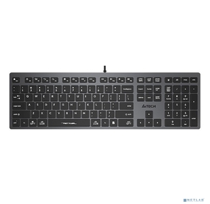 Клавиатура A4Tech Fstyler FX50 серый USB slim Multimedia  (FX50 GREY) [FX50 GREY]