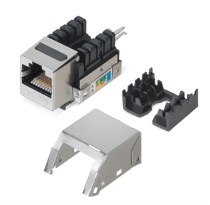 Cabeus KJ-RJ45-Cat.5e-SH-90 Вставка Keystone Jack RJ-45 (8P8C),  категория 5e,  экранированная,  заделка тип 110