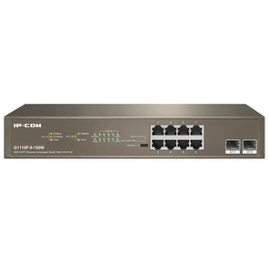 Коммутатор 8PORT 1000M POE G1110P-8-150W IP-COM