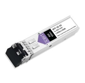 Трансивер XBIT SFP-1G-SX    SFP,  1.25Gb / s,  550m,  8dB,  850nm,  MMF,  2LC,  DDM