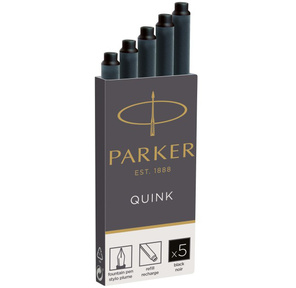 Картридж Parker Quink Z11  (CW1950382) черные чернила для ручек перьевых  (5шт)
