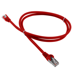 Патч-корд LANMASTER LSZH FTP кат.5e,  10 м,  красный